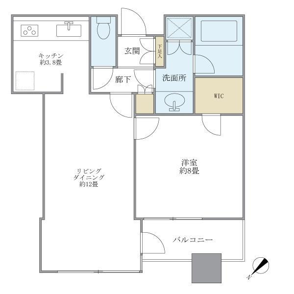 ル・サンク大崎シティタワーの間取り