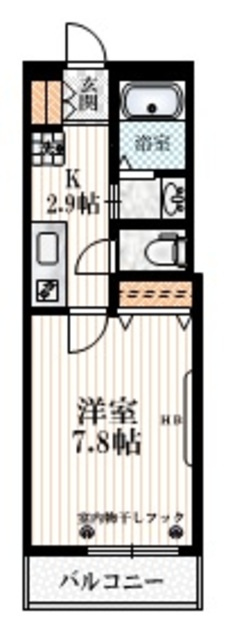 アゼリア　コート　下北沢の間取り