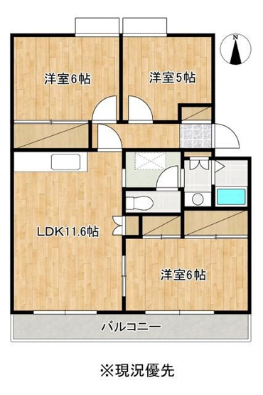 【間取り】 | ビューテラス1