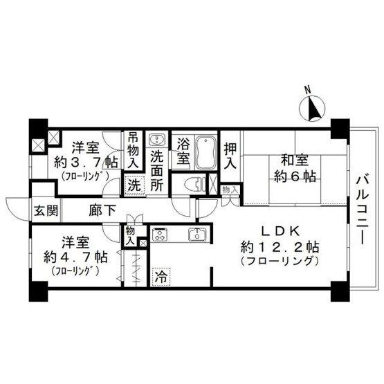 【間取り】 | ア・クール杉原