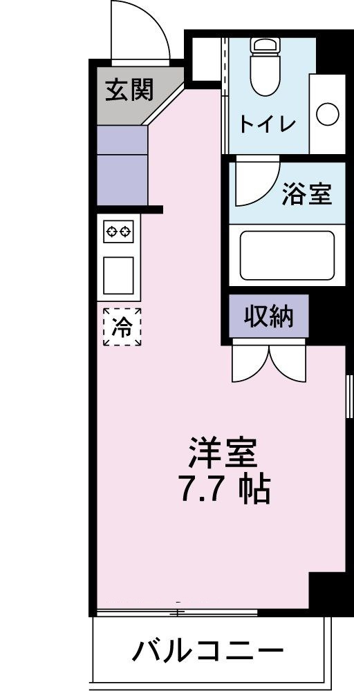二木ビルの間取り|間取りです。