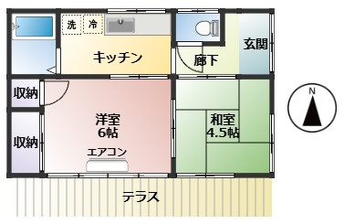 【間取り】 | 山口貸家