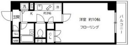 クレール目黒の間取り|間取りです。