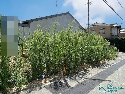 紫野南花ノ坊町 建築条件付き 土地の外観