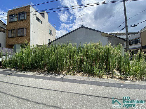 紫野南花ノ坊町 建築条件付き 土地の外観