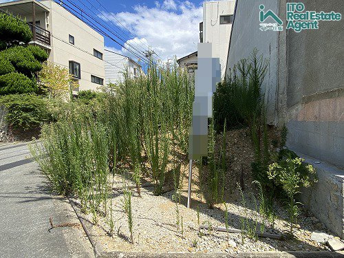 紫野南花ノ坊町 建築条件付き 土地の外観