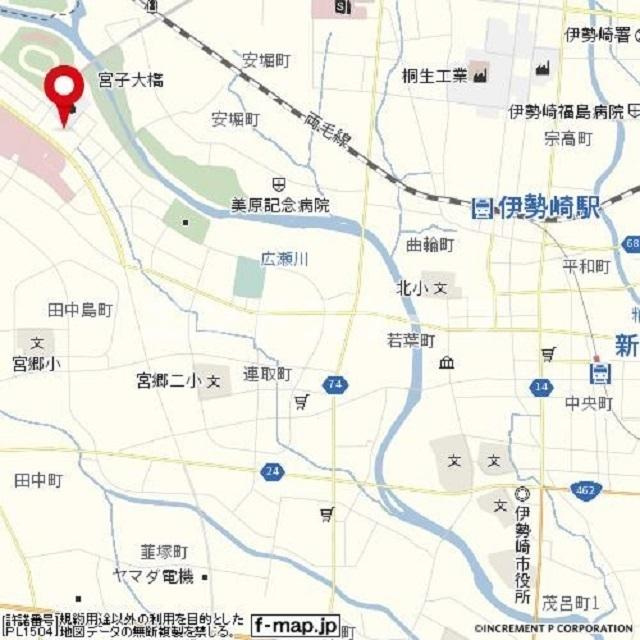 GARDEN　MIYAKOⅠの地図|高崎、前橋のお部屋探しはエンドスケープまで！お客様の理想お聞かせ下さい♪