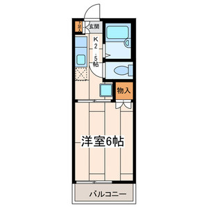ファミーユ八番館の間取り|間取りです。