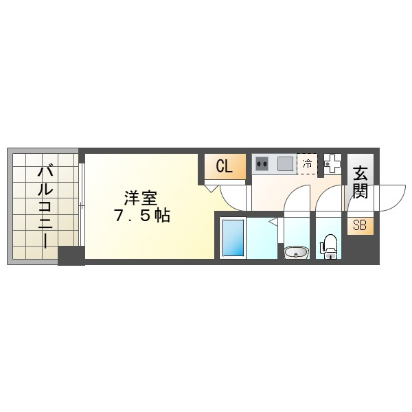 Alivis西神中央の間取り