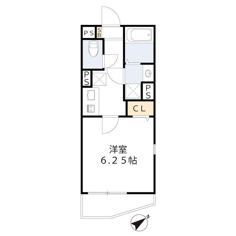 ハピネス元町の間取り