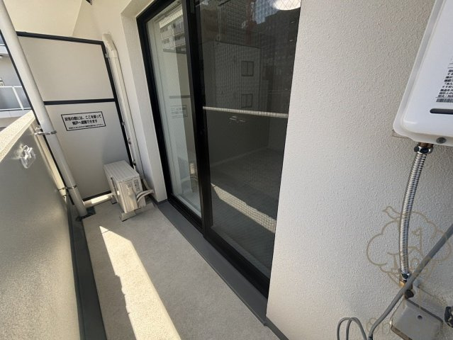 エスグランデ中崎町のバルコニー