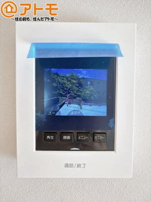 【防犯設備】 | 駿河区池田　新築戸建　2号棟 | TVモニター付きインターホンは訪問者を確認することができて、防犯性に優れています♪