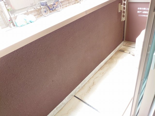 L&CスターハイツNo10のバルコニー