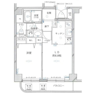 【間取り】 | グリフォーネ横浜・西口 | 間取りです。
