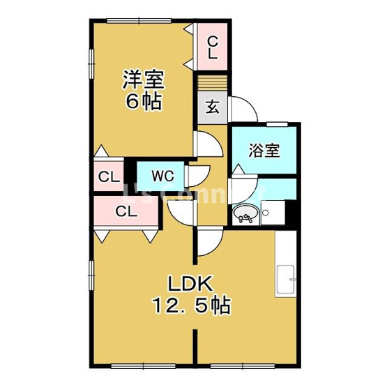【間取り】 | エスポワールメゾンＫ