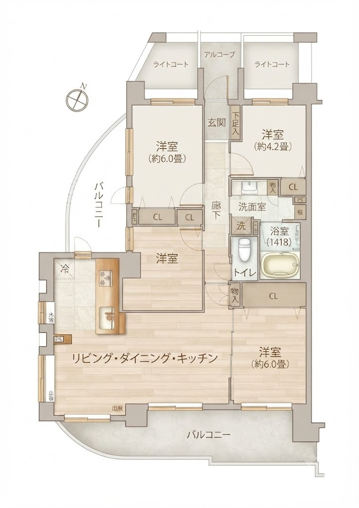 綱島東パークホームズ参番館の画像