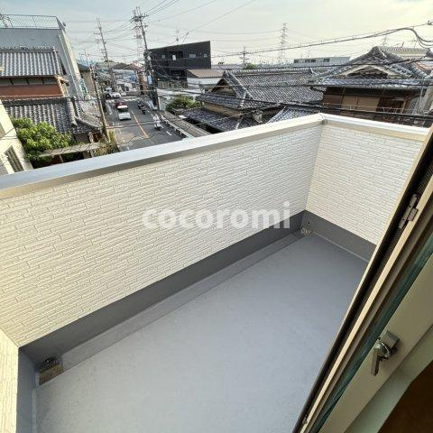 藤阪元町三丁目新築戸建てのバルコニー
