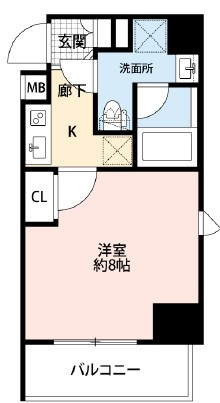 プレール・ドゥーク板橋Ⅱの間取り|間取りです。