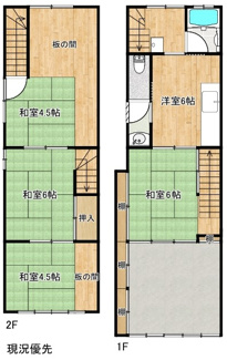 【間取り】 | 竪町テナント