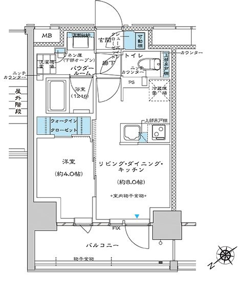 ウィルテラス板橋の間取り