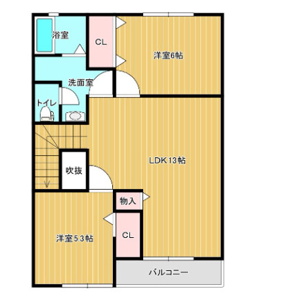 ラ・ポールメゾン北野【キャッシュバック対象】の間取り