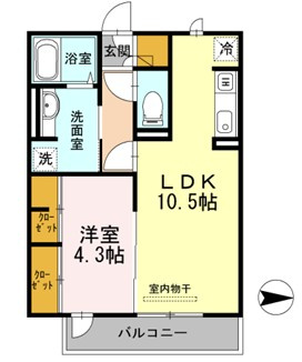ラコルトの間取り