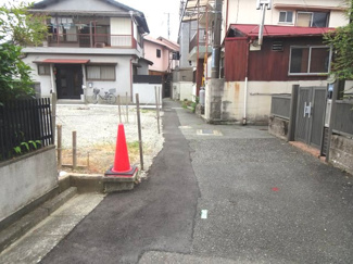 【前面道路含む現地写真】 | 川西市小戸３丁目22の12　建築条件無土地