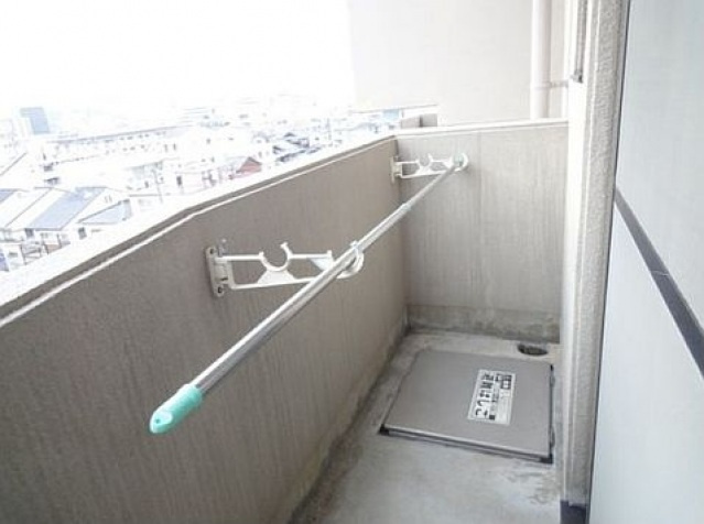 K1ハイム東雲のバルコニー