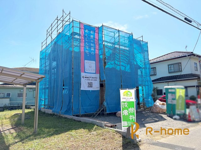 牛久市岡見町第5　新築戸建て　1号棟の外観|ご予約を頂ければ、『平日』はもちろん『早朝』や『夜間』もご見学可能です♪お気軽にお申し付けください♪