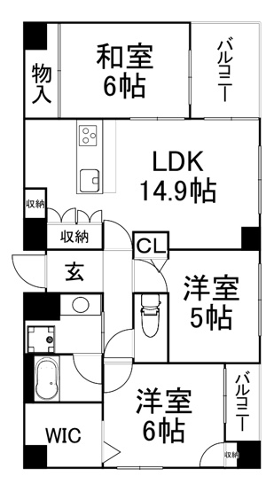 【間取り】 | DIVA天満橋