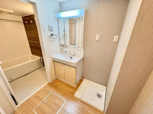 サンクレールつくばの独立洗面台|洗面