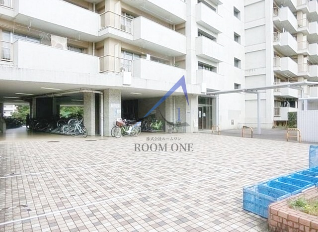 上高田四丁目団地　１号棟のその他共用部分|駐輪場です。
