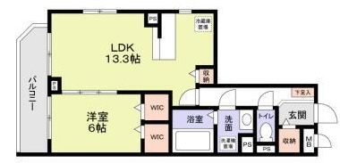 コモド戸越の間取り|間取りです。