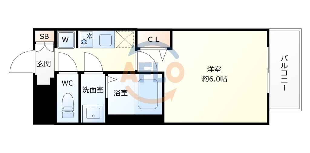 プレリス阿波座Bloomの間取り|プレリス阿波座Bloom　間取り