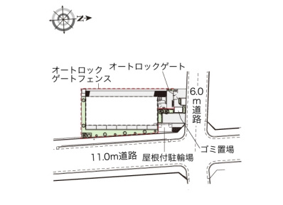 【区画図】 | ラピアンタ都立家政