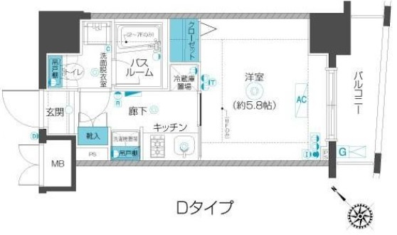 フェニックス武蔵小山の間取り