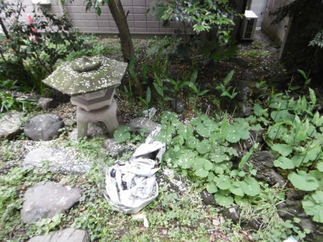 メゾン・ファミーユ大岡山A棟の庭