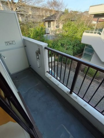 朝倉コーポのバルコニー