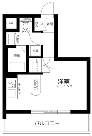 スカイコート新高円寺の間取り
