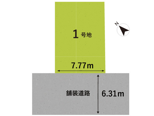 草津市上笠4丁目3期　新築戸建の区画図