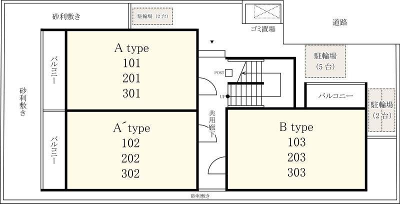 リブリ・いちかわ新田の区画図