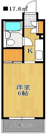 【間取り】 | ラ・メゾン船橋 | スッキリとした間取り