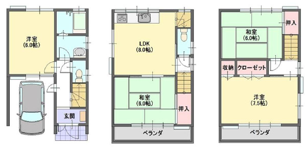稲葉2丁目　中古戸建