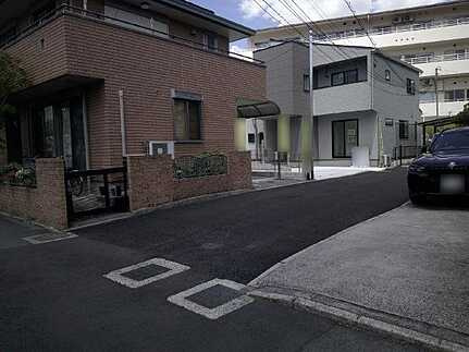 安芸郡府中町柳ケ丘の前面道路含む現地写真