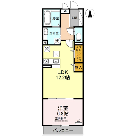 【間取り】 | カーサ　堺　南花田　D-room