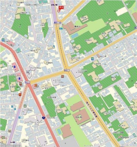 メインステージ本駒込駅前の地図|地図