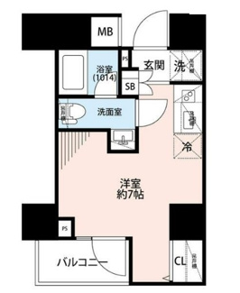 【間取り】 | プレール・ドゥーク戸越銀座通り | 間取りです。