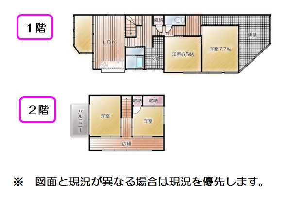 売中古戸建　富士市吉原4丁目の間取り|間取りです。