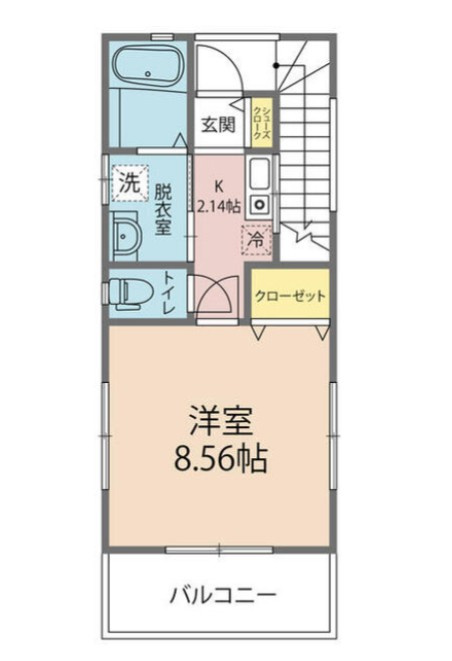 カナメゾン一之江の間取り