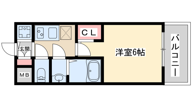 【間取り】 | ラドゥセール江坂2